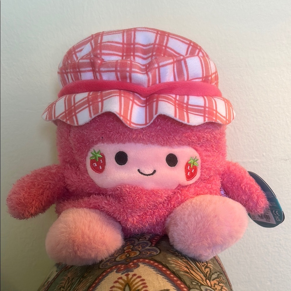 NWT Bum Bumz Strawberry Jam Plush